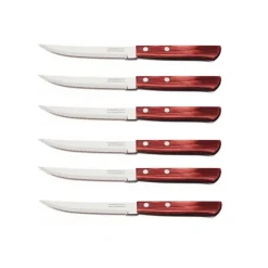 6 couteaux à steak Rouge Churrasco, Tramontina