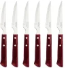 6 couteaux à steak Rouge Spanish, Tramontina