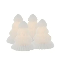4 mini sapins lumineux collection Claire, Sirius