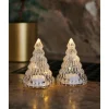 2 mini-sapins transparents led Lucy, Sirius