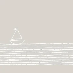 20 serviettes en papier Pure Sailing Taupe, PaperProduct Design