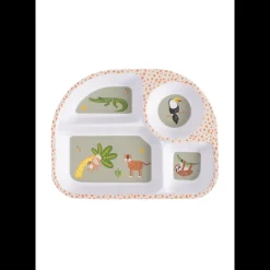 Assiette compartimentée, Ladelle