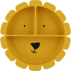 Assiette compartiments silicone avec ventouse Mr Lion, Trixie