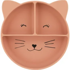 Assiette compartiments silicone avec ventouse Mrs Cat, Trixie
