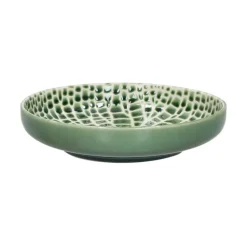 Assiette creuse 20 cm Lotus vert, Pomax