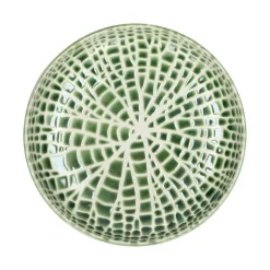 Assiette creuse 20 cm Lotus vert, Pomax