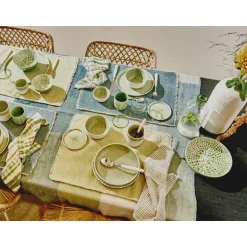 Assiette creuse 20 cm Lotus vert, Pomax