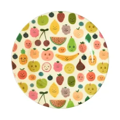 Assiette Dessert 20 cm Happy Fruits, Rice