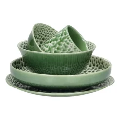Assiette dessert 22 cm Lotus vert, Pomax