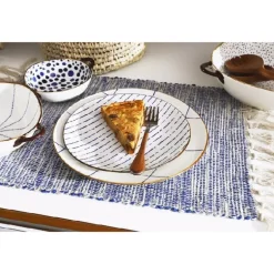 Assiette dessert Anafi Bleu, Pomax