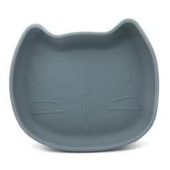 Assiette en silicone Chat, The Cotton Cloud