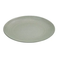 Assiette plate Modulo Nature Jade, Degrenne Paris