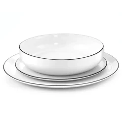 Assiette plate Yaka Noir, Médard de Noblat