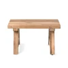 Banc en teck 80 x 42 cm Cantina, Manufactori