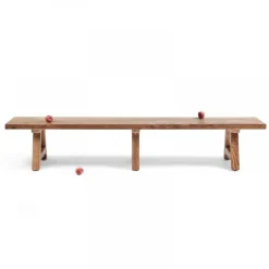Banc en teck 250 x 42 cm Cantina, Manufactori