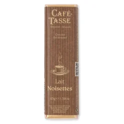 Barre de chocolat au Lait Noisette, Café Tasse