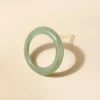 Barrette Ronde Opaline Vert d'eau, Bachca