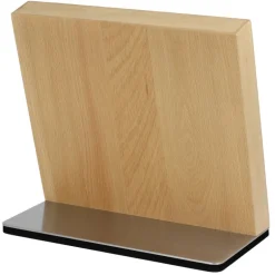 Bloc Couteaux aimanté en bois de Hêtre, Cristel