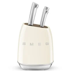 Bloc Couteaux années 50 Crème, Smeg