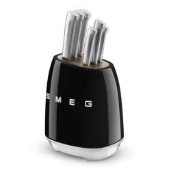 Bloc Couteaux années 50 Noir, Smeg