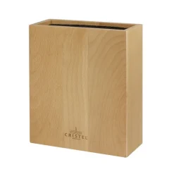 Bloc Couteaux rectangulaire en bois de Hêtre, Cristel
