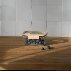 Boîte de conservation sous-vide en verre, Pebbly