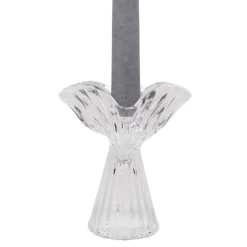 Bougeoir en Verre Fish H12 cm, Rasteli