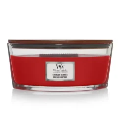 Bougie parfumée Ellipse Baies Pourpres, Woodwick
