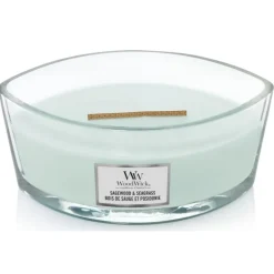 Bougie parfumée Ellipse Bois de Sauge, Woodwick