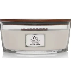 Bougie parfumée Ellipse Douceur de Laine, Woodwick