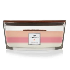 Bougie parfumée Ellipse Trilogy Verger en Fleurs, Woodwick