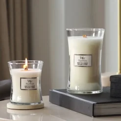 Bougie parfumée Thé blanc & Jasmin, Woodwick