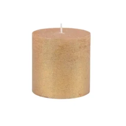 Bougie Rustique cylindrique 9 cm, Rasteli