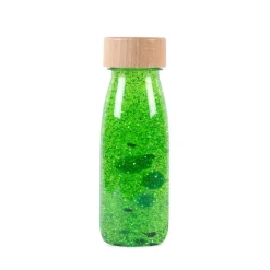 Bouteille Sensorielle Float Verte, Petit Boum