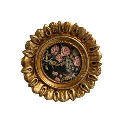 Cadre doré Couronne Fleur, Emdé