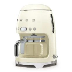 Cafetière filtre programmable Années 50 Crème, SMEG