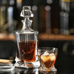 Carafe à whisky Quadro, Crystal Bohemia