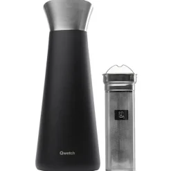 Carafe Isotherme 1L Noir, Qwetch