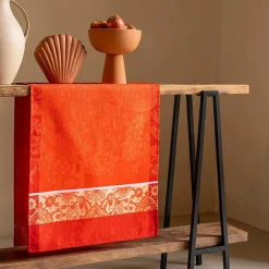 Chemin de table Voyage Iconique Coquelicot, Le Jacquard Français
