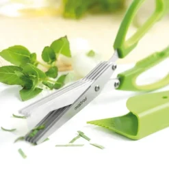 Ciseaux à herbes 5 lames vert, Mastrad