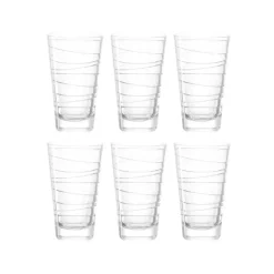 Coffret 6 chopes Vario transparent 28 cl, Léonardo
