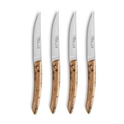 Coffret 4 couteaux à steak Le Thiers® Genévrier, Claude Dozorme