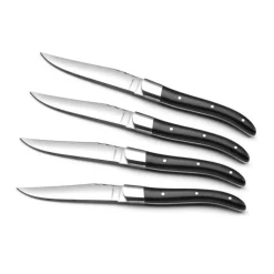 Coffret 4 couteaux steak Royal Noir, Amefa