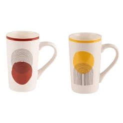 Coffret 2 Mugs Sunset 50 cl, Table Passion
