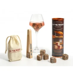 Coffret 6 pierres à vin + pince, ON THE ROCKS