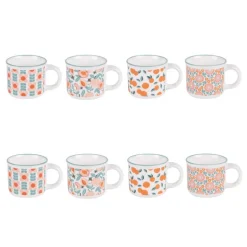 Coffret 8 tasses 11 cl Bellini, Table Passion
