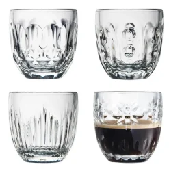 Coffret 4 tasses expresso 10 cl Troquet, La Rochère