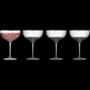 Coffret 4 verres à cocktail Palermo Gold, Lyngby Glas