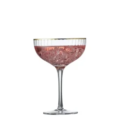 Coffret 4 verres à cocktail Palermo Gold, Lyngby Glas