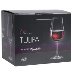 Coffret 6 verres à vin 45 cl Tulipa, Bastide Diffusion